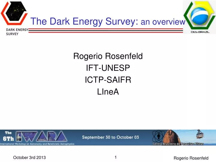 the dark energy survey an overview
