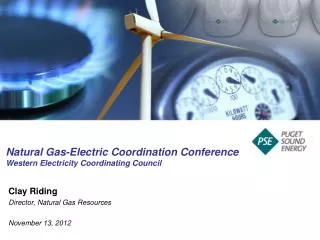 Natural Gas-Electric Coordination Conference Western Electricity Coordinating Council