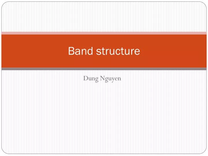 band structure