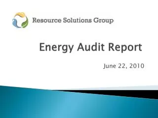 Energy Audit Report