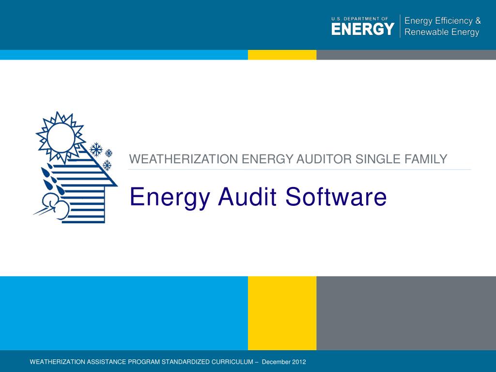 PPT - Energy Audit Software PowerPoint Presentation, free download - ID ...