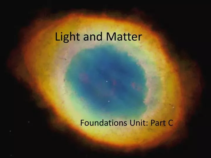 light and matter
