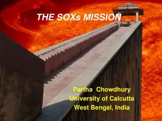 THE SOXs MISSION
