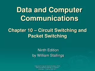 Data and Computer Communications