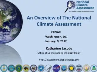 An Overview of The National Climate Assessment