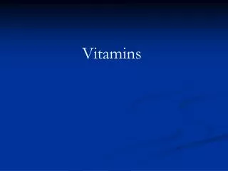 Vitamins