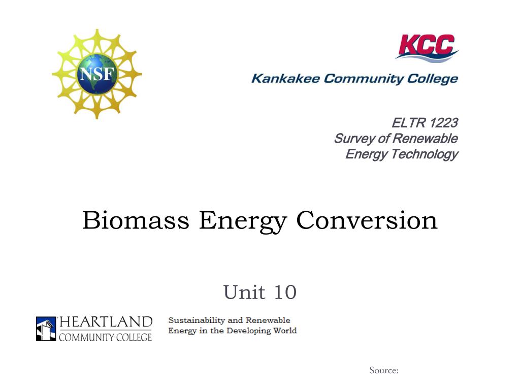 PPT - Biomass Energy Conversion PowerPoint Presentation, free download ...