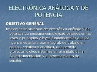 electr nica an loga y de potencia