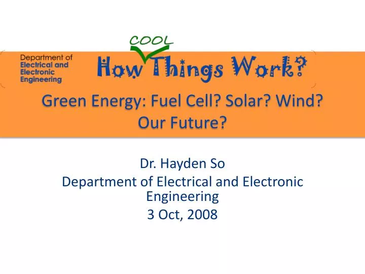 green energy fuel cell solar wind our future
