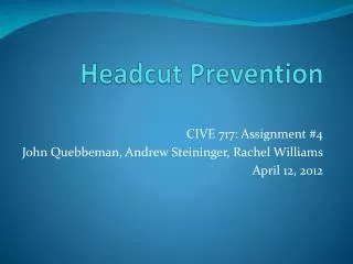 Headcut Prevention