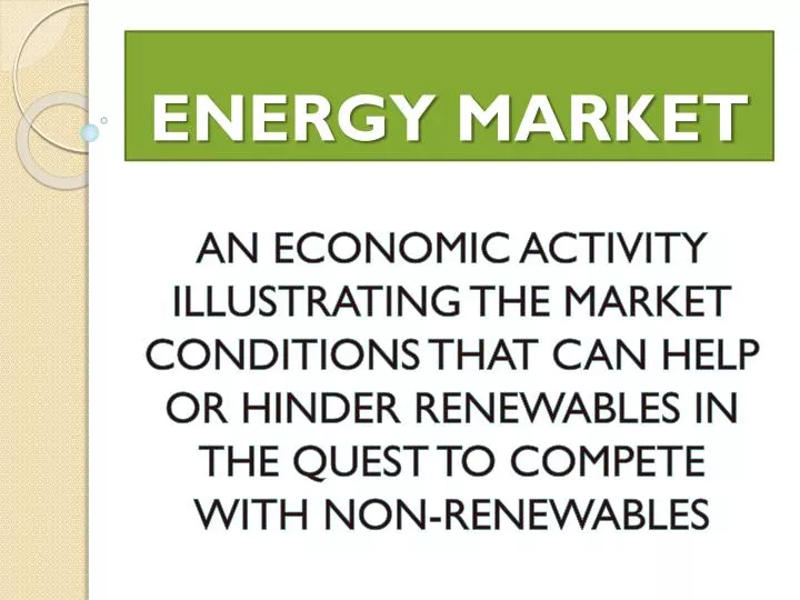 energy market