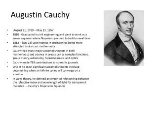 Augustin Cauchy