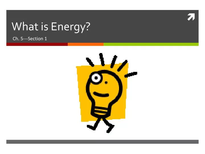 what is energy