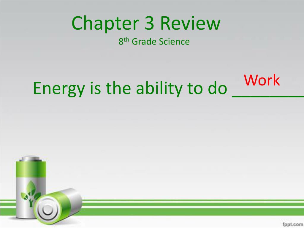 PPT - Chapter 3 Review 8 th Grade Science PowerPoint Presentation, free ...