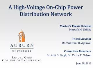A High-Voltage On-Chip Power Distribution Network