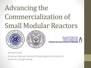 Advancing the Commercialization of Small Modular Reactors