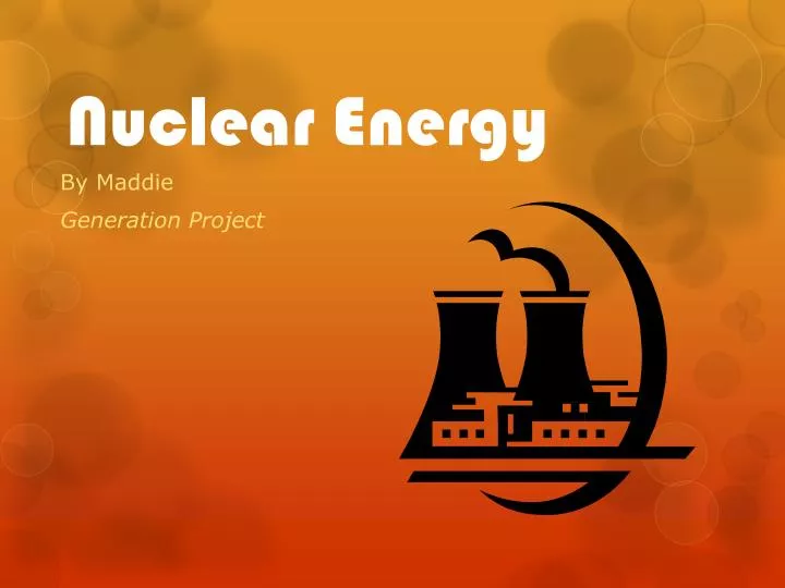 nuclear energy