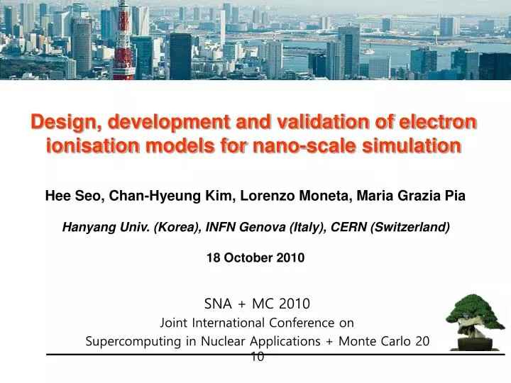design development and validation of electron ionisation models for nano scale simulation