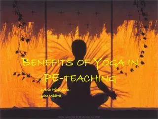 Benefits of Yoga in PE-teaching