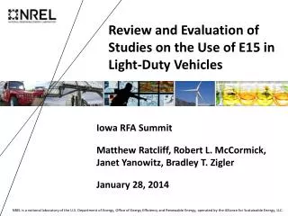 Review and Evaluation of Studies on the Use of E15 in Light-Duty Vehicles