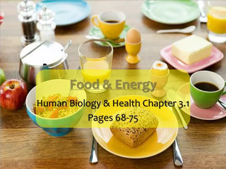 food energy