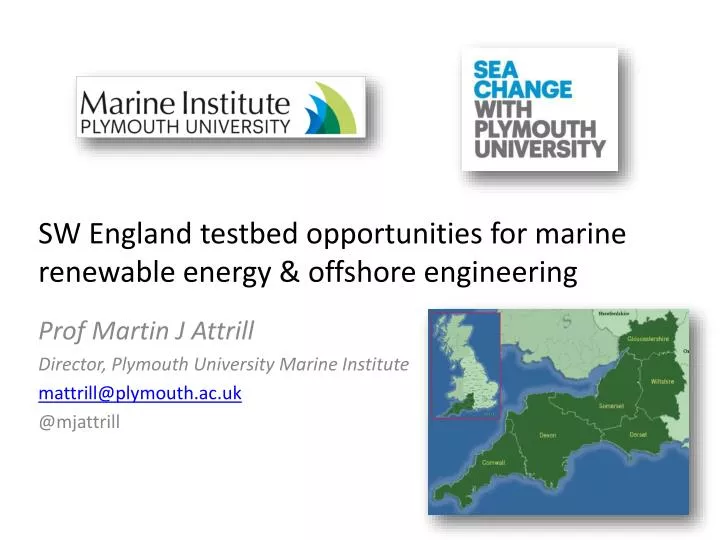 sw england testbed opportunities for marine renewable energy offshore engineering