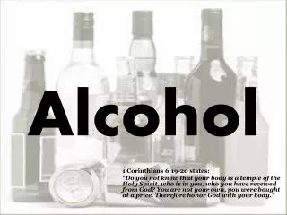 Alcohol