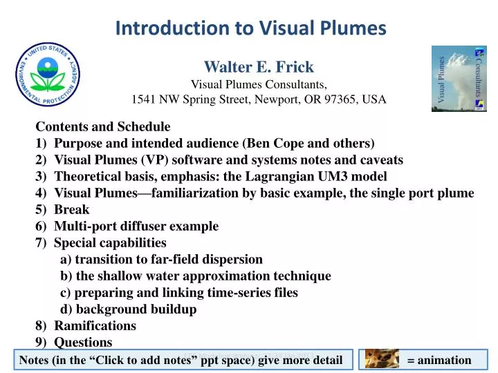 introduction to visual plumes