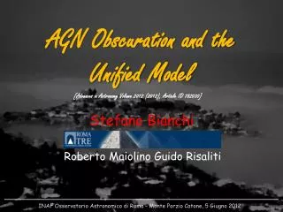 AGN Obscuration and the Unified Model