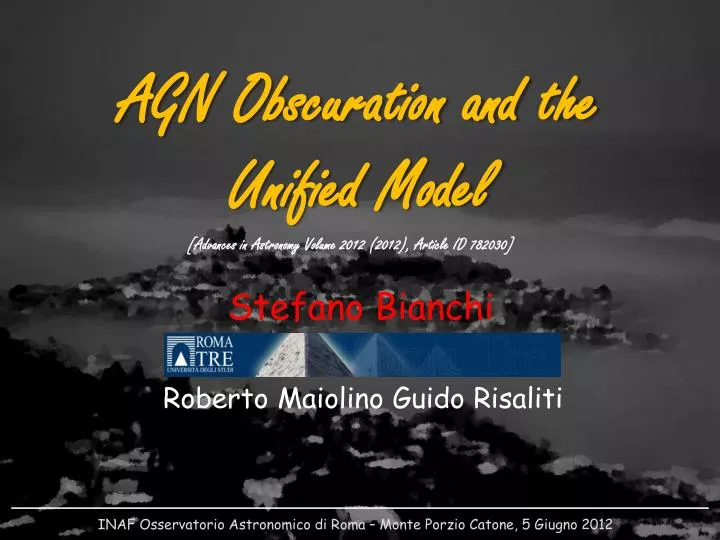 agn obscuration and the unified model