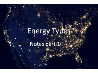 Energy Types