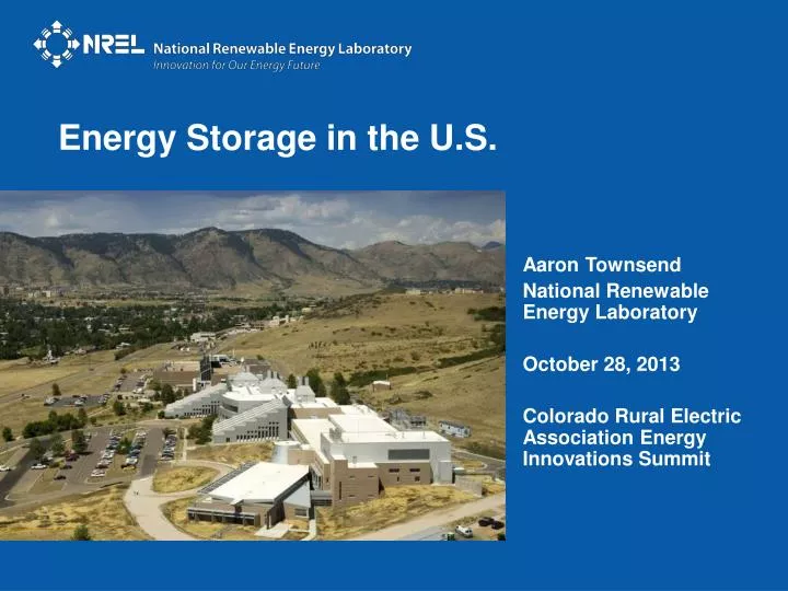 energy storage in the u s