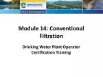 Module 14: Conventional Filtration - slide 1