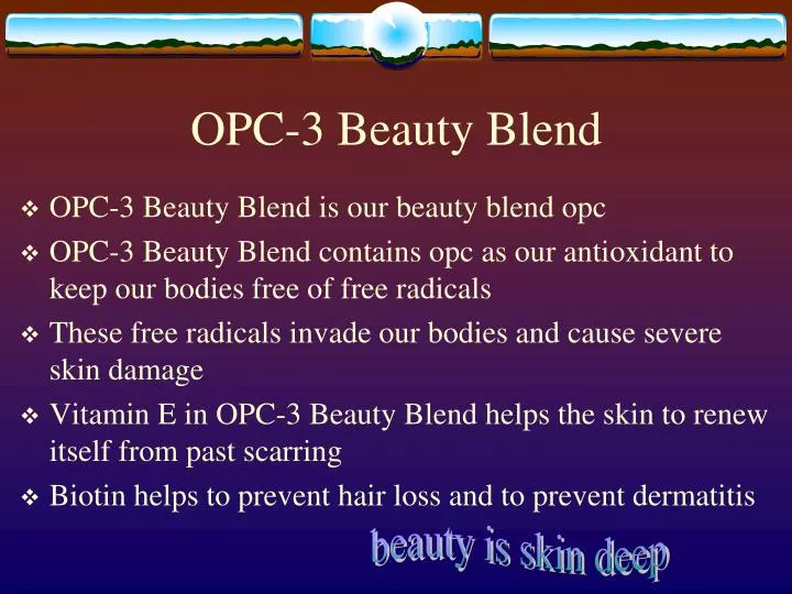 opc 3 beauty blend