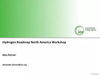 Hydrogen Roadmap North America Workshop