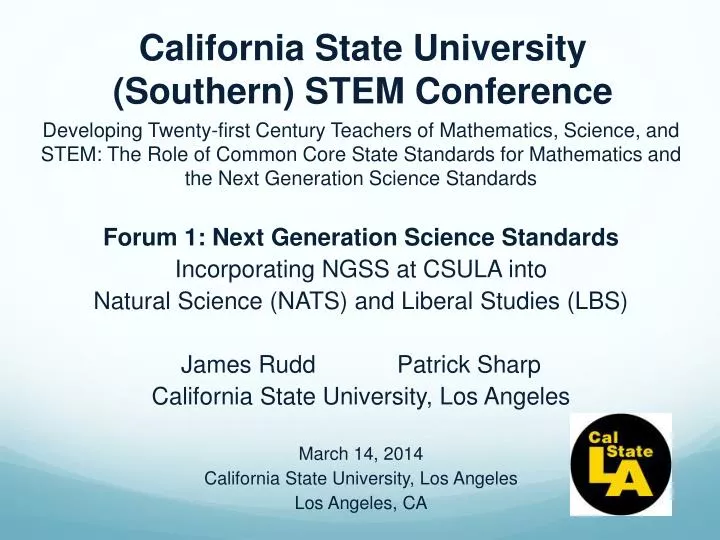 california state university southern stem conference