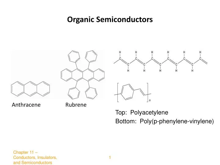 organic semiconductors