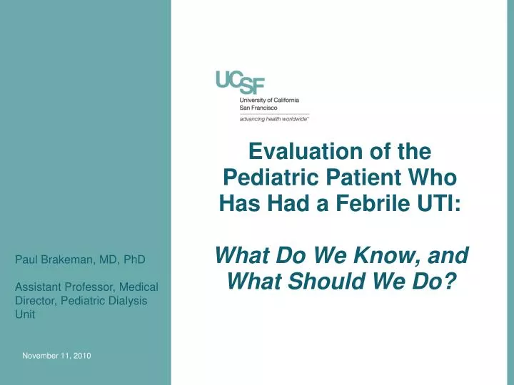 evaluation of the pediatric patient who has had a febrile uti what do we know and what should we do