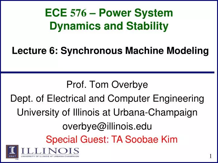 ece 576 power system dynamics and stability