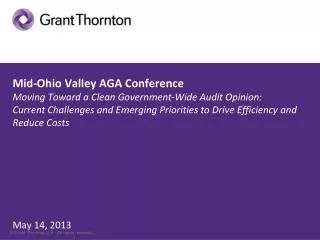 Government-Wide Financial Management Grant Thornton Panel