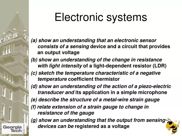 electronic systems