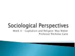 Sociological Perspectives - slide 1