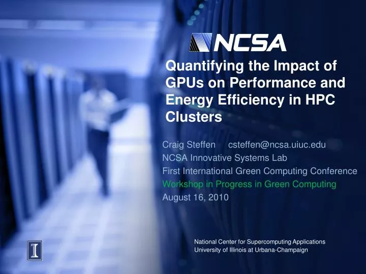 quantifying the impact of gpus on performance and energy efficiency in hpc clusters
