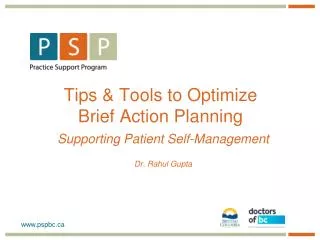 Tips &amp; Tools to Optimize Brief Action Planning