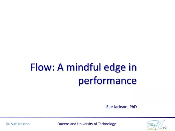 flow a mindful edge in performance