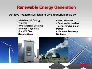 Renewable Energy Generation