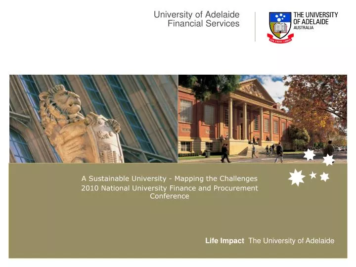 university of adelaide financial services