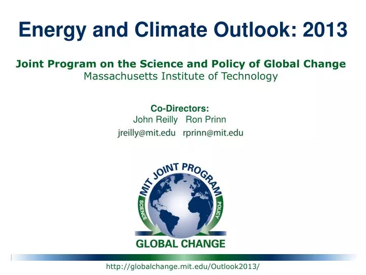 energy and climate outlook 2013