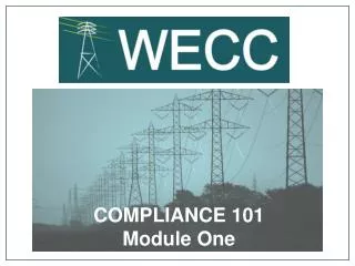 COMPLIANCE 101 Module One