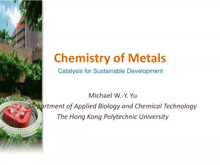 chemistry of metals